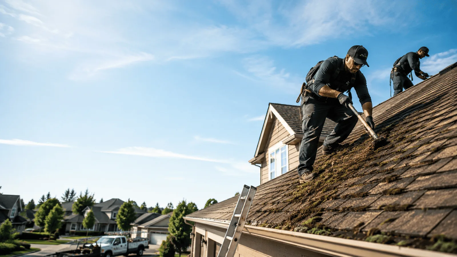 Roof Moss Removal in Palos Park, IL near me